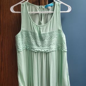 Mint tank top blouse